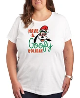 Hybrid Apparel Plus Disney Goofy Holidays Graphic T-shirt