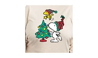 Hybrid Apparel Plus Peanuts Holidays Graphic Pullover T-shirt