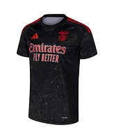 Adidas Men's Black Benfica 2024/25 Away Replica Jersey