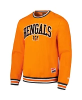 New Era Men's Orange Cincinnati Bengals Pullover Sweatshirt