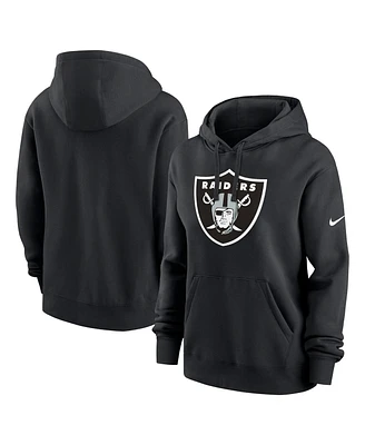 Nike Women's Black Las Vegas Raiders Club Fleece Pullover Hoodie