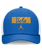 Jordan Men's Blue/White Ucla Bruins 2024 Sideline Trucker Adjustable Hat