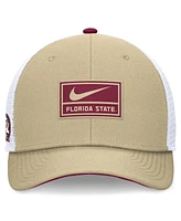 Nike Men's Gold/White Florida State Seminoles 2024 On Field Swoosh Trucker Adjustable Hat