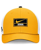 Nike Men's Gold/White Iowa Hawkeyes 2024 On Field Swoosh Trucker Adjustable Hat