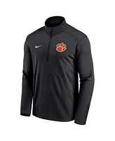 Nike Men's Black Clemson Tigers Primetime Pacer Performance Half-Zip Top