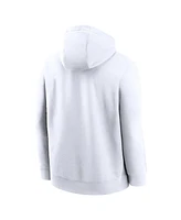 Nike Men's White Kentucky Wildcats Legacy Logo Club Fleece Pullover Hoodie