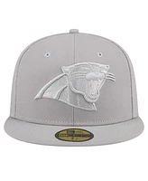 New Era Men's Gray Carolina Panthers Color Pack 59FIFTY Fitted Hat