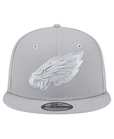 New Era Men's Gray Philadelphia Eagles Color Pack 9FIFTY Snapback Hat