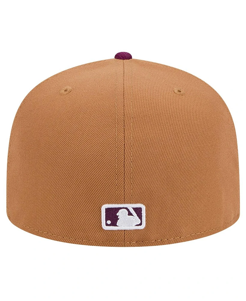 New Era Men's Brown/Purple St. Louis Cardinals Two-Tone Color Pack 59FIFTY Fitted Hat
