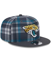 New Era Men's Gray Jacksonville Jaguars 2024 Sideline Statement 9FIFTY Snapback Hat