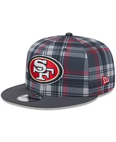 New Era Men's Gray San Francisco 49ers 2024 Sideline Statement 9FIFTY Snapback Hat