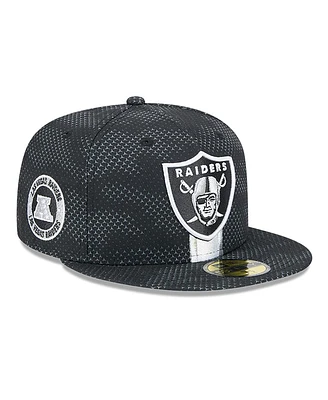 New Era Men's Las Vegas Raiders 2024 Sideline 59FIFTY Fitted Hat