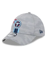 New Era Men's Gray Tennessee Titans 2024 Sideline 39THIRTY Flex Hat