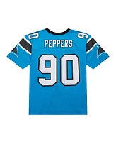 Mitchell & Ness Men's Julius Peppers Blue Carolina Panthers Legacy Replica Jersey