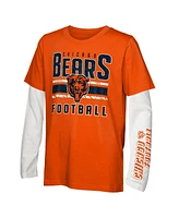 Outerstuff Little Boys and Girls Chicago Bears the Mix T-Shirt Combo Set