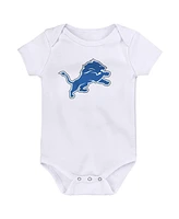 Outerstuff Baby Detroit Lions Team Starter 3-Pack Bodysuit Set