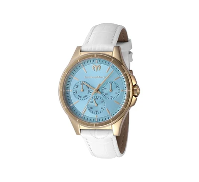 TechnoMarine Women's Tm-822061 MoonSun Quartz Chronograph Light Blue