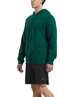 Reebok Men's Solid-Color Logo Fleece Pullover Hoodie