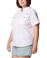 Columbia Women's Bahama Ii Button-Down Short-Sleeve Top