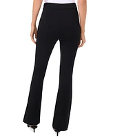 CeCe Women's Flared Princess Seam Stretch Pant