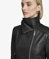 Andrew Marc Women's Beckett Asymmetrical Moto Leather Jacket