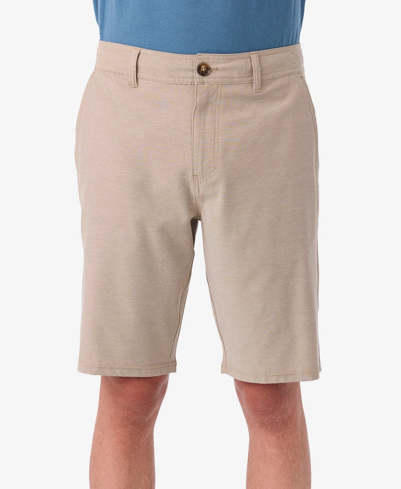 O'Neill Men's Reserve Light Check Hybrid 21" Outseam Shorts