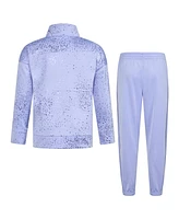adidas Little & Toddler Girls Long Sleeve Printed Classic Tricot Track, 2-Piece Set