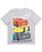 Disney Baby Boys Lion King Cars T-Shirt and Mesh Shorts Outfit Set to (18 Months - 10-12)