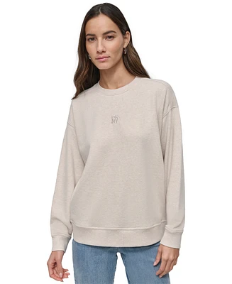 Dkny Jeans Women's Patch Logo Sweatshirt