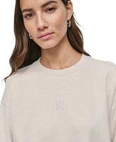 Dkny Jeans Women's Patch Logo Sweatshirt