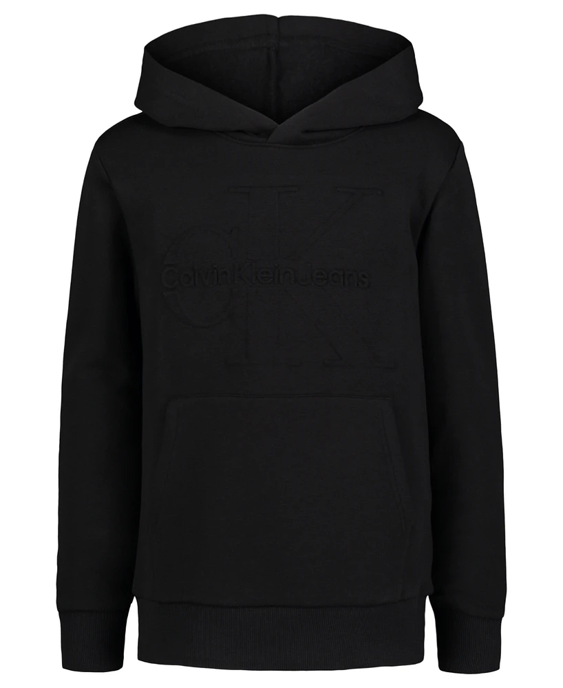 Calvin Klein Big Boys Embossed Logo Hoodie