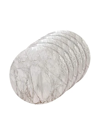 Dainty Home Marble Cork Place Mats, Washable Placemats