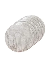 Dainty Home Marble Cork Place Mats, Washable Placemats