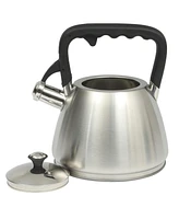 Mr. Coffee Armidale Large 2.5QT Brushed Stainless Steel Whistling Tea Kettle