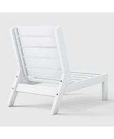 WestinTrends Outdoor Patio Hdpe Right Arm Facing Deep Seating Corner Chair