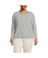 Lands' End Plus Cashmere Sweater