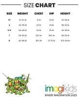 Teenage Mutant Ninja Turtles Boys Henley T-Shirt and French Terry Pants Outfit Set to (2T - 14-16)