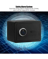 Skonyon 2-Layer Security Safe Deposit Box with Inner Led Light