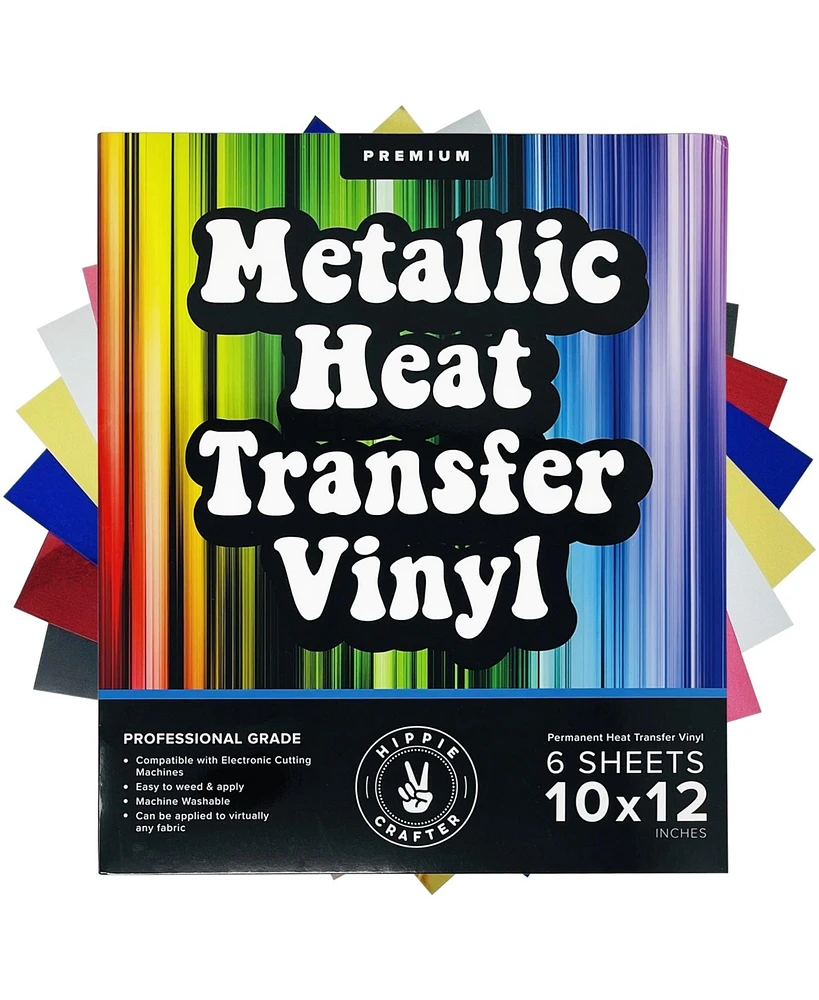 Hippie Crafter Metallic Heat Transfer Vinyl