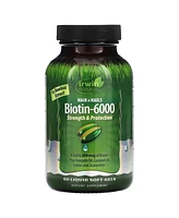 Irwin Naturals Biotin-6000 - 60 Liquid Soft