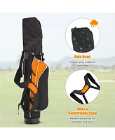 Vebreda Complete Golf Club Set for Children Age 8-10-Orange