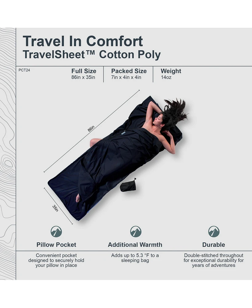 Cocoon Premium - TravelSheet - Cotton / Poly