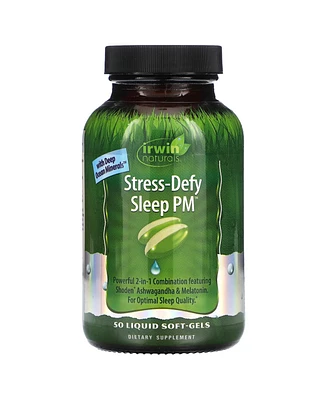 Irwin Naturals Stress-Defy Sleep Pm - 50 Liquid Soft