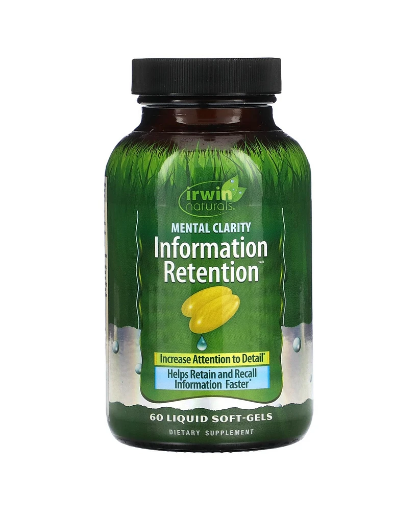 Irwin Naturals Metal Clarity Information Retention - 60 Liquid Soft