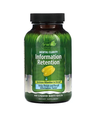 Irwin Naturals Metal Clarity Information Retention - 60 Liquid Soft