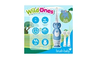 Brush-Baby WildOnes Elephant Kids Rechargeable Toothbrush Gift Set | Childrens Electric Toothbrush
