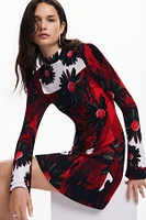 Desigual Women's Mini dress with M. Christian Lacroix print