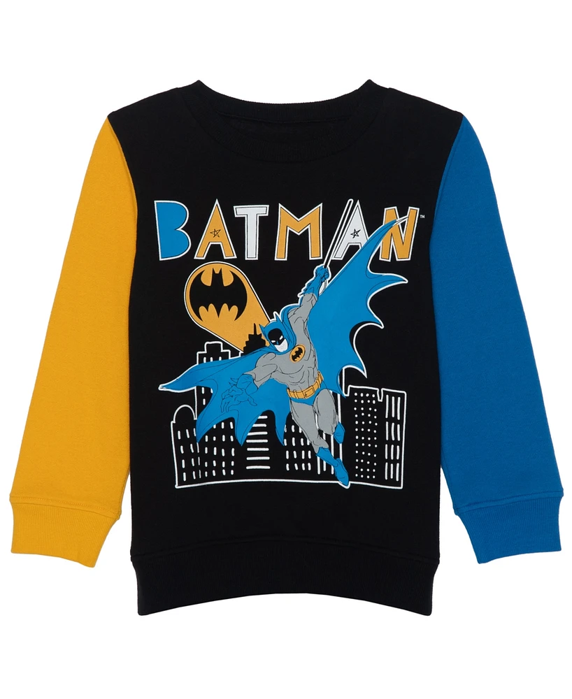 Nasa Toddler and Little Boys Batman Fleece Sweatshirt