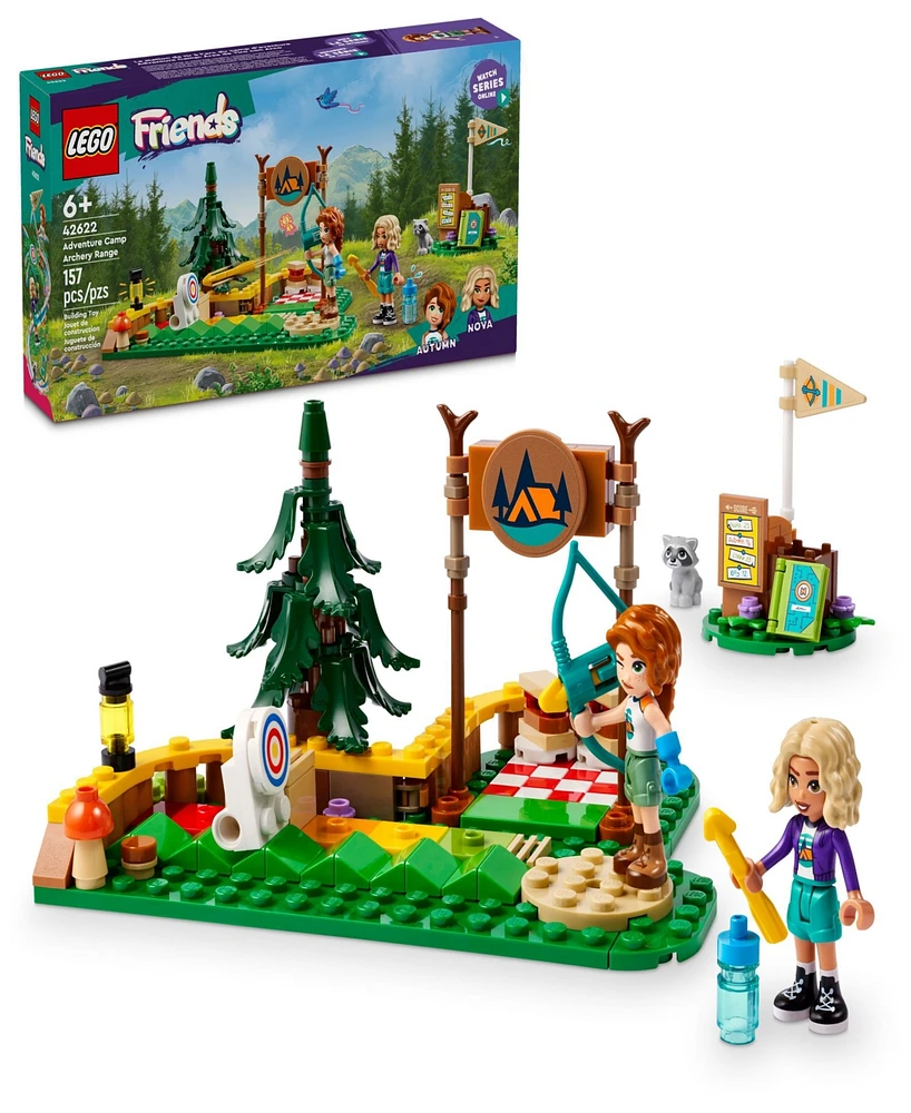 Lego Friends Adventure Camp Archery Range Toy with Mini Dolls Building Set 42622, 157 Pieces