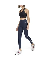 Tommy Hilfiger Women's High Rise Full Length Legging With Logo Taping